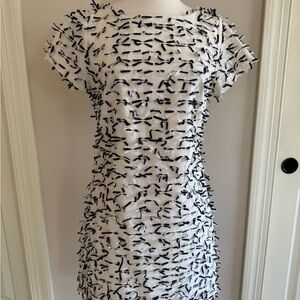 Sail & Sable Black and White Bow Dress- Size 4